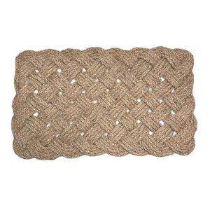 “Lover’s Knot” Rectangular Doormat Made from All-Natural Coir Fibers (18”x 30”)